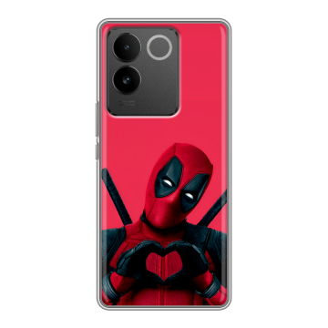 Силиконовый чехол на Vivo S17e с принтом Дедпул Deadpool