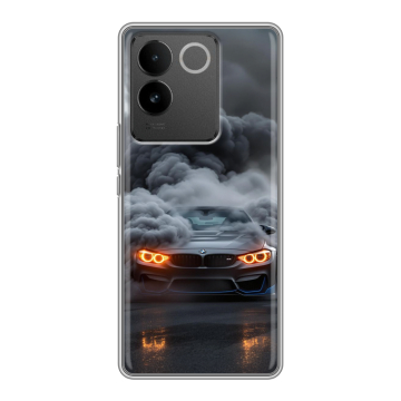 Силиконовый чехол на Vivo S17e с принтом BMW БМВ Силиконовый чехол на Vivo S17e с принтом BMW БМВ