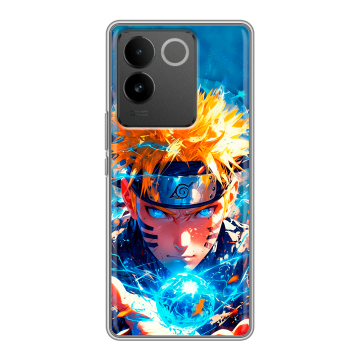 Силиконовый чехол на Vivo S17e с принтом Аниме Наруто Naruto