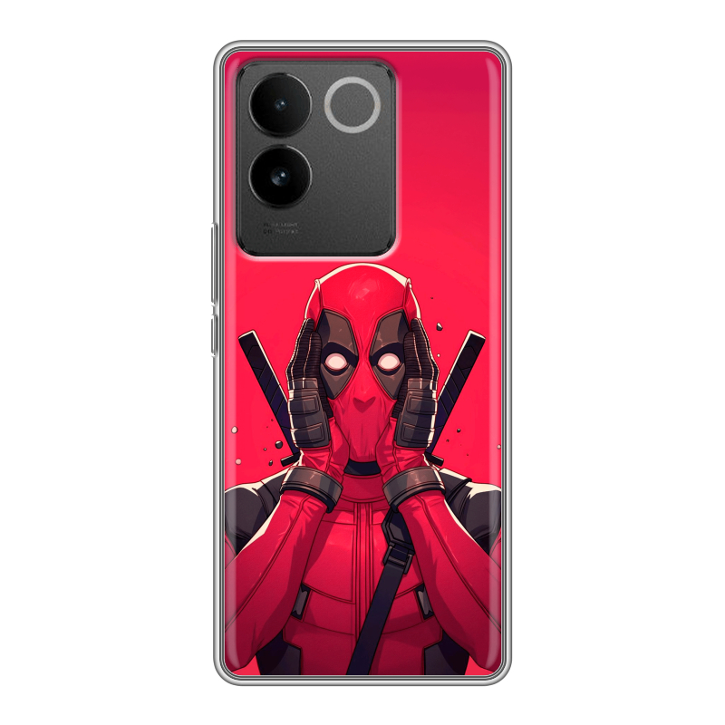 Силиконовый чехол на Vivo S17e с принтом Дедпул Deadpool Силиконовый чехол на Vivo S17e с принтом Дедпул Deadpool
