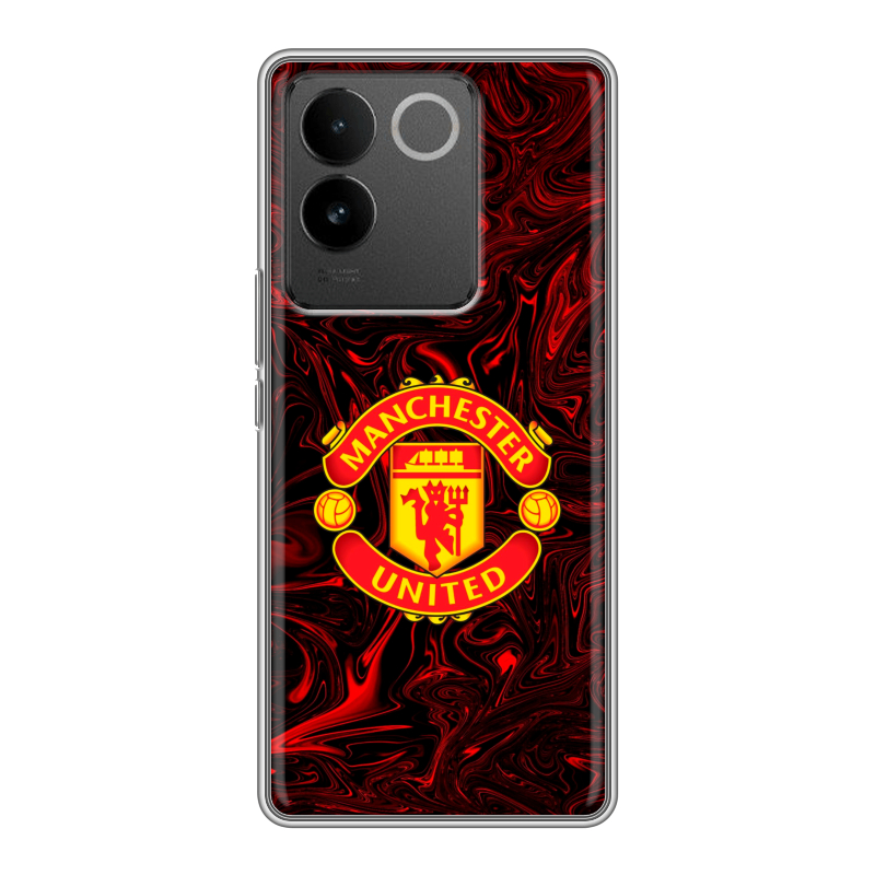 Силиконовый чехол на Vivo S17e с принтом Manchester United Силиконовый чехол на Vivo S17e с принтом Manchester United