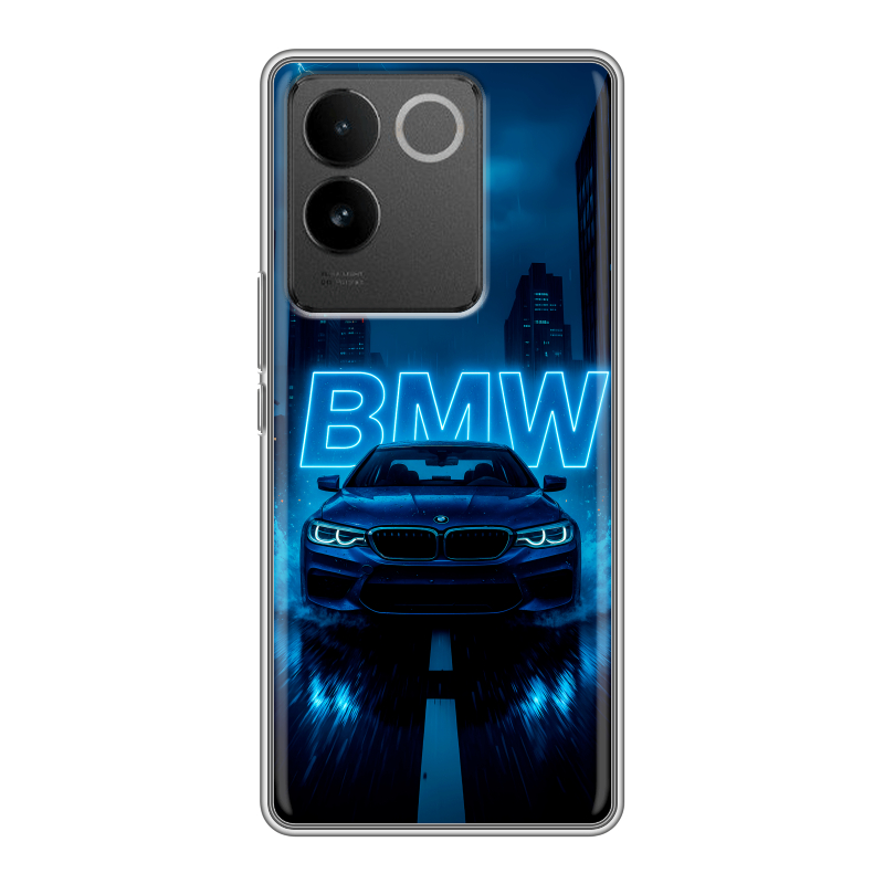 Силиконовый чехол на Vivo S17e с принтом BMW БМВ Силиконовый чехол на Vivo S17e с принтом BMW БМВ
