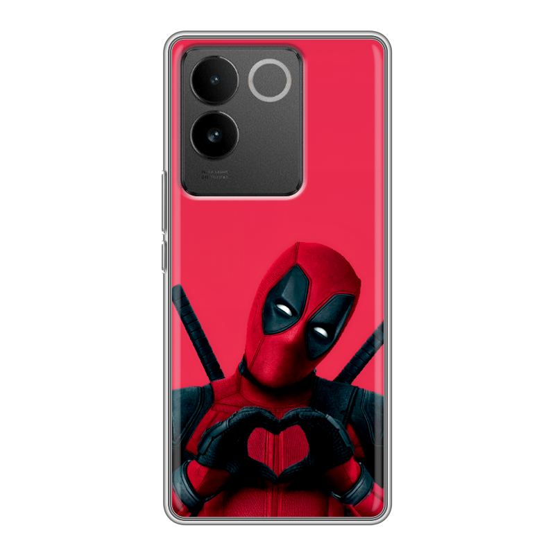 Силиконовый чехол на Vivo S17e с принтом Дедпул Deadpool Силиконовый чехол на Vivo S17e с принтом Дедпул Deadpool