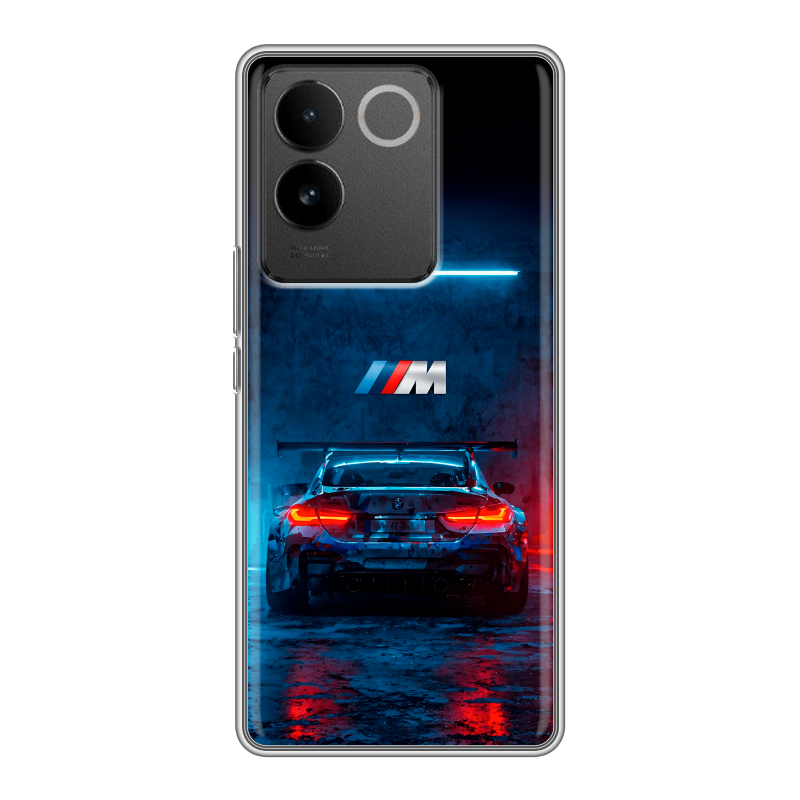 Силиконовый чехол на Vivo S17e с принтом BMW БМВ Силиконовый чехол на Vivo S17e с принтом BMW БМВ