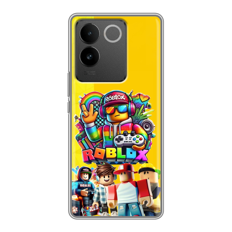 Силиконовый чехол на Vivo S17e с принтом Roblox Роблокс Силиконовый чехол на Vivo S17e с принтом Roblox Роблокс