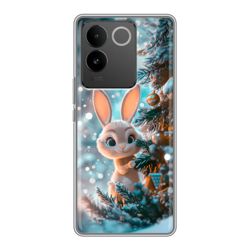 Силиконовый чехол на Vivo S17e с принтом Новый год Силиконовый чехол на Vivo S17e с принтом Новый год