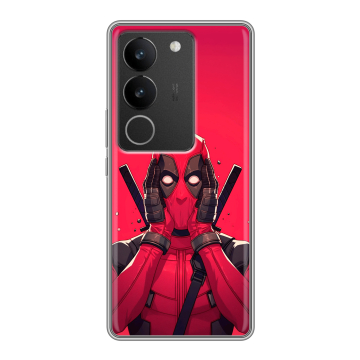 Силиконовый чехол на Vivo S17 с принтом Дедпул Deadpool Силиконовый чехол на Vivo S17 с принтом Дедпул Deadpool