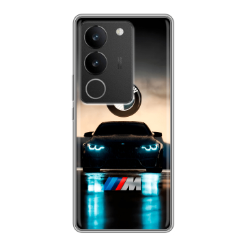 Силиконовый чехол на Vivo S17 с принтом БМВ BMW Силиконовый чехол на Vivo S17 с принтом БМВ BMW