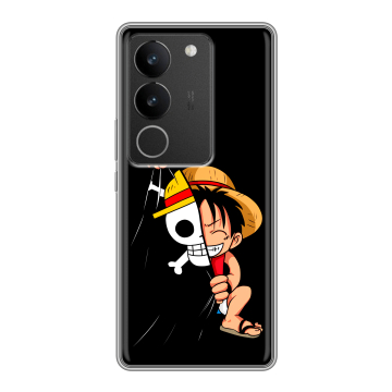 Силиконовый чехол на Vivo S17 с принтом One Piece Ван Пис