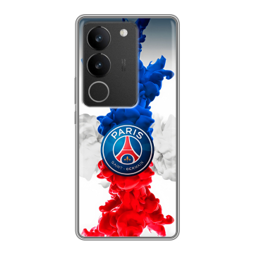 Силиконовый чехол на Vivo S17 с принтом PSG ПСЖ