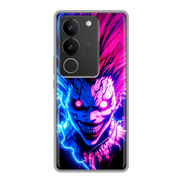 Силиконовый чехол на Vivo S17 с принтом Death note Тетрадь смерти