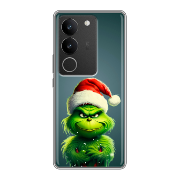 Силиконовый чехол на Vivo S17 с принтом Новый год