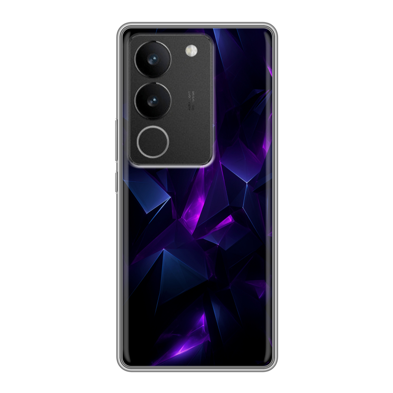 Силиконовый противоударный чехол на Vivo S17 с принтом Абстракиция Силиконовый противоударный чехол на Vivo S17 с принтом Абстракиция