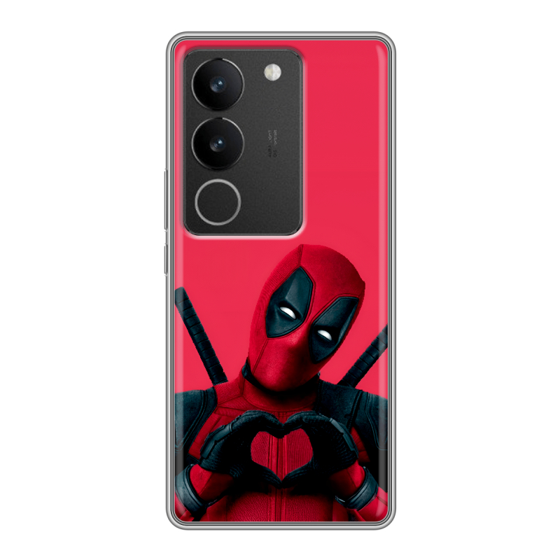 Силиконовый чехол на Vivo S17 с принтом Дедпул Deadpool Силиконовый чехол на Vivo S17 с принтом Дедпул Deadpool