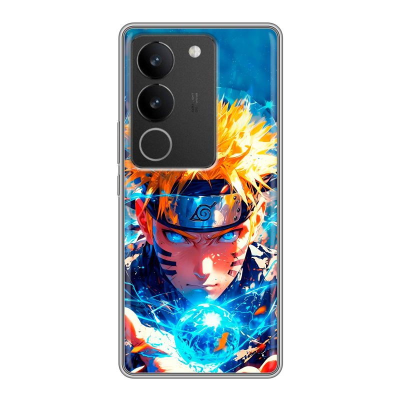 Силиконовый противоударный чехол на Vivo S17 с принтом Аниме Наруто Naruto Силиконовый противоударный чехол на Vivo S17 с принтом Аниме Наруто Naruto