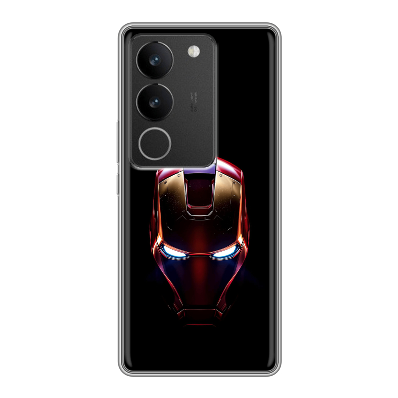 Силиконовый противоударный чехол на Vivo S17 с принтом IronMan Железный человек Силиконовый противоударный чехол на Vivo S17 с принтом IronMan Железный человек