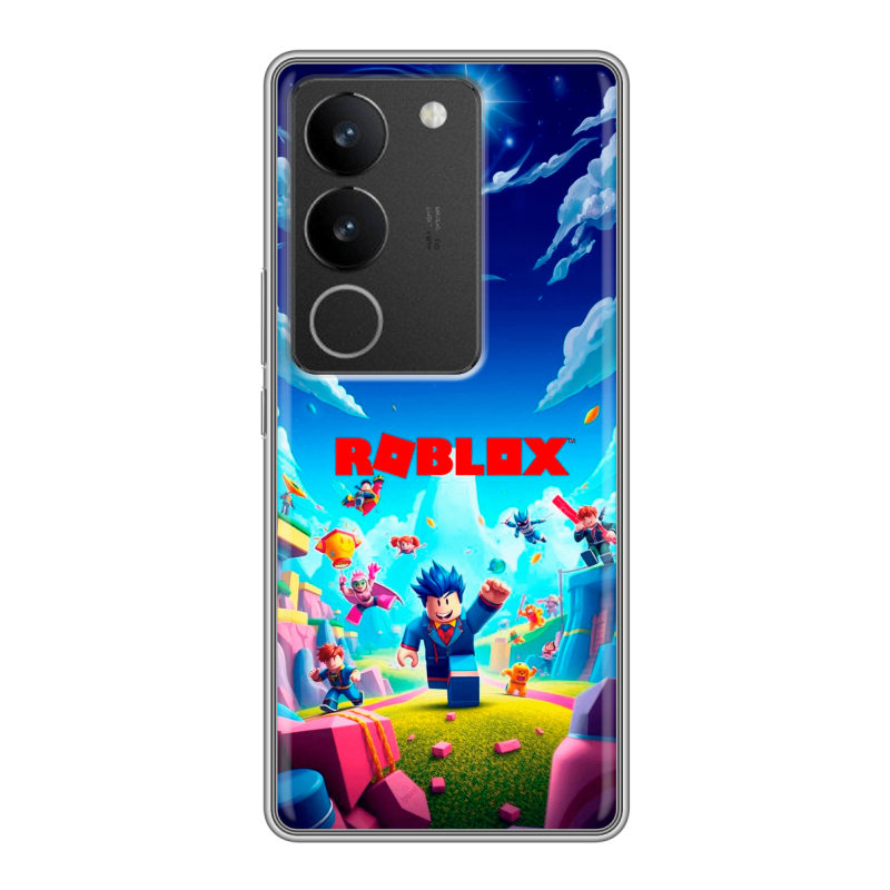 Силиконовый чехол на Vivo S17 с принтом Roblox Роблокс Силиконовый чехол на Vivo S17 с принтом Roblox Роблокс
