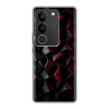 Силиконовый чехол на Vivo S17 Pro с принтом Абстракция Силиконовый чехол на Vivo S17 Pro с принтом Абстракция