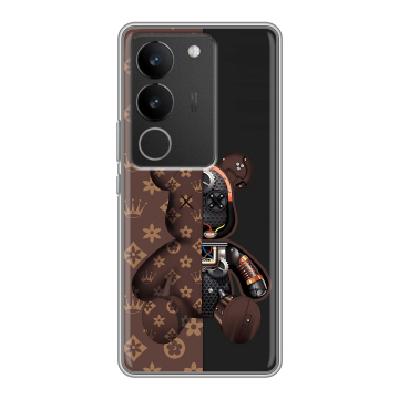 Силиконовый чехол на Vivo S17 Pro с принтом Луи робот Силиконовый чехол на Vivo S17 Pro с принтом Луи робот