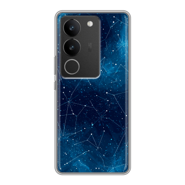 Силиконовый чехол на Vivo S17 Pro с принтом Космос звезды