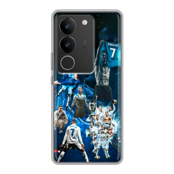 Силиконовый чехол на Vivo S17 Pro с принтом Реал Роналдо Силиконовый чехол на Vivo S17 Pro с принтом Реал Роналдо