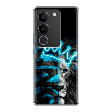 Силиконовый чехол на Vivo S17 Pro с принтом Король лев Силиконовый чехол на Vivo S17 Pro с принтом Король лев