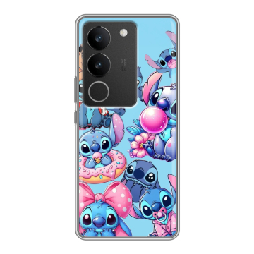 Силиконовый чехол на Vivo S17 Pro с принтом Лило и Стич Силиконовый чехол на Vivo S17 Pro с принтом Лило и Стич