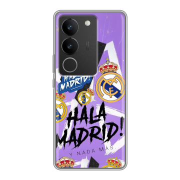 Силиконовый чехол на Vivo S17 Pro с принтом Real Madrid Реал Мадрид Силиконовый чехол на Vivo S17 Pro с принтом Real Madrid Реал Мадрид