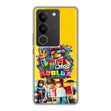 Силиконовый чехол на Vivo S17 Pro с принтом Roblox Роблокс Силиконовый чехол на Vivo S17 Pro с принтом Roblox Роблокс