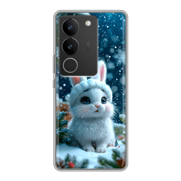 Силиконовый чехол на Vivo S17 Pro с принтом Новый год Силиконовый чехол на Vivo S17 Pro с принтом Новый год