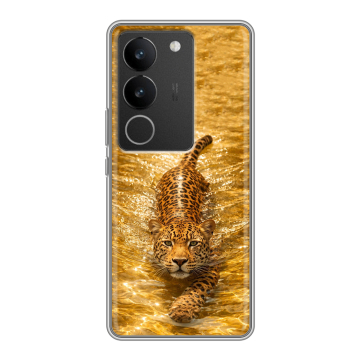 Силиконовый чехол на Vivo S17 Pro с принтом женский