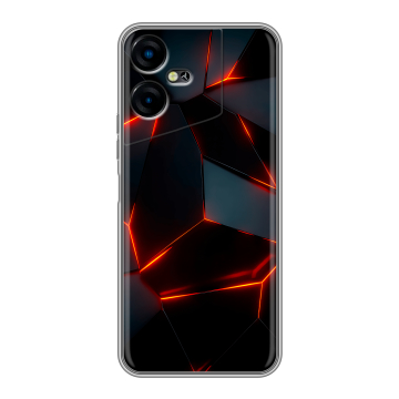 Силиконовый чехол на Tecno Pova Neo 3 с принтом Яркие абстракции Силиконовый чехол на Tecno Pova Neo 3 с принтом Яркие абстракции