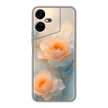 Силиконовый чехол на Tecno Pova Neo 3 с принтом Женский Силиконовый чехол на Tecno Pova Neo 3 с принтом Женский