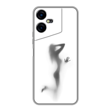 Силиконовый чехол на Tecno Pova Neo 3 с принтом Силуэт Силиконовый чехол на Tecno Pova Neo 3 с принтом Силуэт