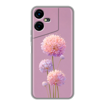 Силиконовый чехол на Tecno Pova Neo 3 с принтом Цветы