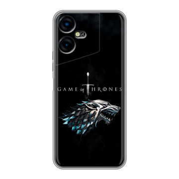 Силиконовый чехол на Tecno Pova Neo 3 с принтом Игра Престолов Game Thrones