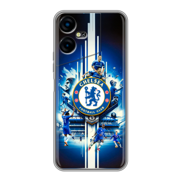 Силиконовый чехол на Tecno Pova Neo 3 с принтом Chelsea Челси