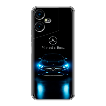 Силиконовый чехол на Tecno Pova Neo 3 с принтом Mercedes Мерседес Силиконовый чехол на Tecno Pova Neo 3 с принтом Mercedes Мерседес