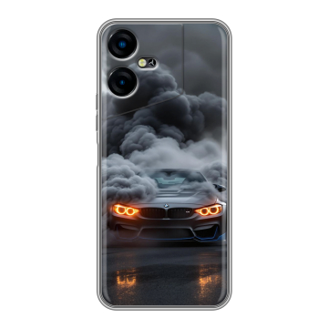 Силиконовый чехол на Tecno Pova Neo 3 с принтом BMW БМВ Силиконовый чехол на Tecno Pova Neo 3 с принтом BMW БМВ