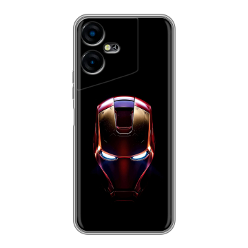 Силиконовый чехол на Tecno Pova Neo 3 с принтом IronMan Железный человек Силиконовый чехол на Tecno Pova Neo 3 с принтом IronMan Железный человек