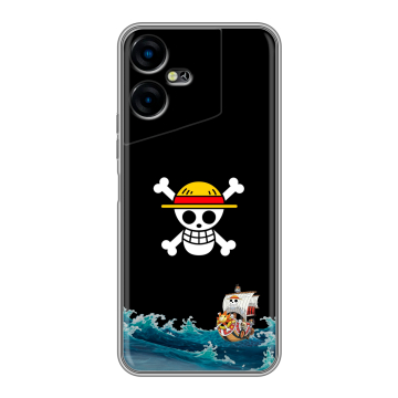 Силиконовый чехол на Tecno Pova Neo 3 с принтом One Piece Ван Пис Силиконовый чехол на Tecno Pova Neo 3 с принтом One Piece Ван Пис