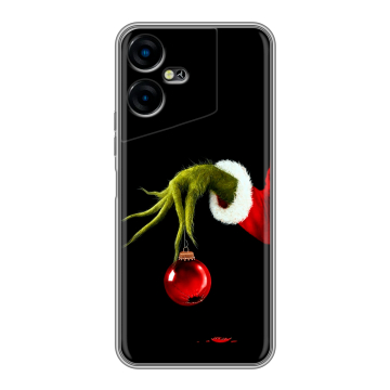 Силиконовый чехол на Tecno Pova Neo 3 с принтом Новый год Гринч