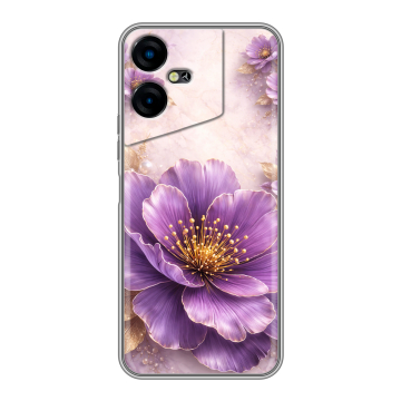 Силиконовый чехол на Tecno Pova Neo 3 с принтом женский