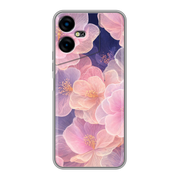 Силиконовый чехол на Tecno Pova Neo 3 с принтом женский