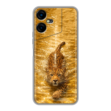 Силиконовый чехол на Tecno Pova Neo 3 с принтом женский