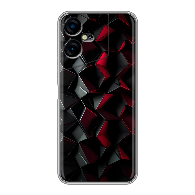 Силиконовый чехол на Tecno Pova Neo 3 с принтом Абстракция Силиконовый чехол на Tecno Pova Neo 3 с принтом Абстракция