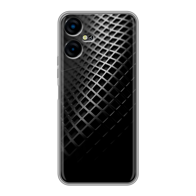 Силиконовый чехол на Tecno Pova Neo 3 с принтом Текстура металла Силиконовый чехол на Tecno Pova Neo 3 с принтом Текстура металла