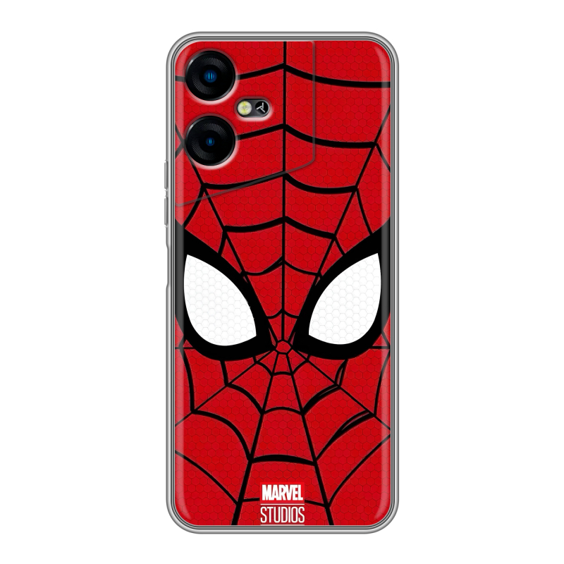 Силиконовый чехол на Tecno Pova Neo 3 с принтом человек паук spiderman Силиконовый чехол на Tecno Pova Neo 3 с принтом человек паук spiderman