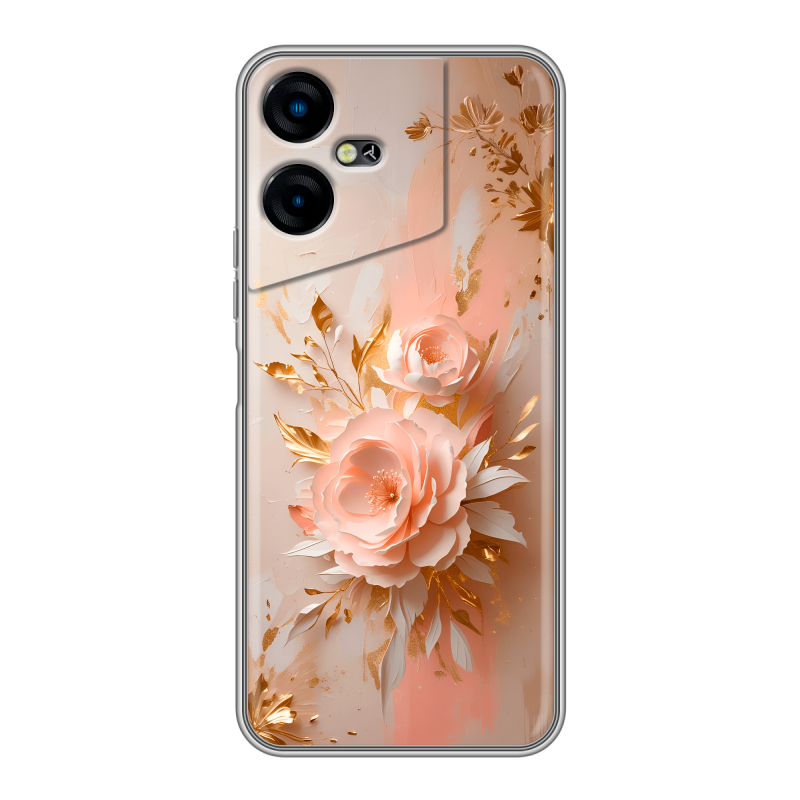 Силиконовый чехол на Tecno Pova Neo 3 с принтом женский Силиконовый чехол на Tecno Pova Neo 3 с принтом женский