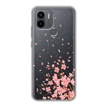 Силиконовый чехол на Xiaomi Poco C51 с принтом Ветка сакуры